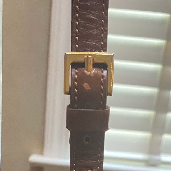 🇮🇹 Made in Italy Beige & Brown Straw Shoulder Bag 🇮🇹 - Picture 9 of 13